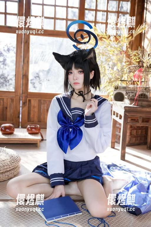 九柒喵 准备好了吗?九柒喵的桐生桔梗高清COS,撩到你心中的那根弦!