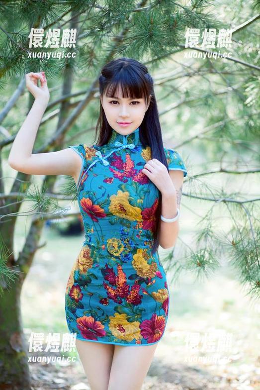 推女郎-李七喜 推女郎 - 李七喜红裙大赏,原图里的那些不为人知的小细节